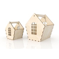 Boîte de rangement moderne en bois de carreaux marocains découpés au laser Prisma Designs |   Arche décorative en forme de dôme avec poignée pliable, écologique