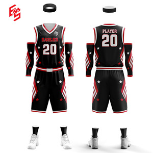 Vêtements de basketball pour hommes grande taille, ensembles de vêtements de sport avec logo personnalisé, couleur unie, style tendance, respirant, séchage rapide, 100% polyester - Product Image 2
