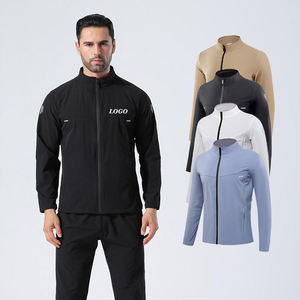 Sportswear Men Custom Logo Sport <b>Jackets</b> Quick Dry Nylon <b>Workout</b> Outdoor Waterproof Fitness Casual Autumn Gym <b>Jacket</b> Mens - Product Image 1