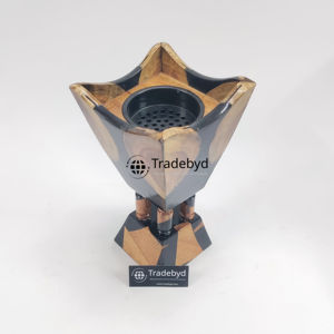 Elegante Quemador de Incienso de Resina y Madera Hecho a Mano, Quemador de Aroma Premium para Decoración del Hogar de Lujo, Relajación y Regalos de Boutique Tradebyd - Product Image 3