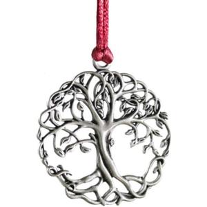 Ornement de Noël suspendu en métal fait main de haute qualité, motif arbre de la faune, pour décoration festive de la maison, cadeau - Style moderne - Product Image 1
