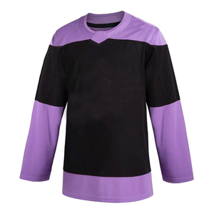 Maillot de hockey sur glace personnalisable tendance pour adultes, vêtements sublimés, 100% polyester, antibactérien, respirant pour les équipes - Product Image 6