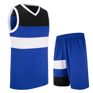 Ensemble de maillots et shorts de sport de basketball imprimés, respirants, anti-transpiration et antibactériens pour hommes adultes, personnalisés pour l'entraînement en équipe - Product Image 2