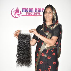 Cheveux humains de qualité supérieure 2026, provenant d'Inde, fermeture HD, ondulés, couleur naturelle noire, tissage pour femmes, parfait pour les salons, les fêtes et l'usage quotidien - Product Image 5