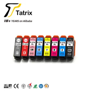 Tatrix 378XL T378XL 478XL T478XL Cartucho de tinta de impresora compatible con color para Epson Expression Photo 2017, 1 unidad