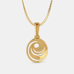 Colgante de Diamante en Forma de Círculo Sin Cadena, Colgante de Moissanita para Hombre, Joyería Fina, Colgantes y Dijes, Diseño Único y Moderno Hecho a Mano - Product Image 3