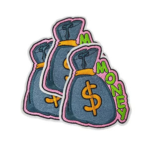 Parches Bordados Personalizados Profesionales 2025 con Diseños de Corazón y Flores, Tela de Fieltro para Coser en Sombreros y Ropa - Venta al por Mayor - Product Image 1