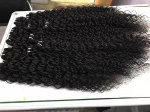 Extensión de cabello humano indio sin procesar, onda suelta, 100% Natural, venta al por mayor de la India - Product Image 4