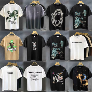 T-shirts pour hommes en coton 100% respirant, à manches courtes, col rond, coupe régulière, tricot uni, de haute qualité, vente en gros des fabricants 2025 - Product Image 6