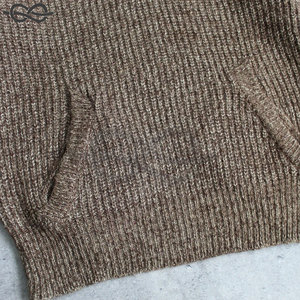 Pull bleu marine minimaliste à fermeture éclair quart personnalisable sweat-shirt mode hiver respirant pour votre marque fabrication OEM - Product Image 3