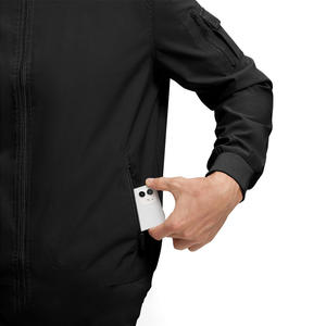 Plus Size <b>Men's</b> <b>Jackets</b> From Pakistan Hot Selling <b>White</b> Bomber <b>Jacket</b> in Custom Made <b>Men</b> Bomber <b>Jacket</b> New Feature Breathable - Product Image 6