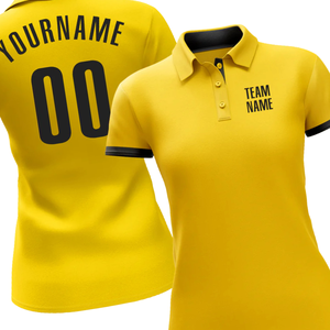 Camiseta Polo Sublimada Personalizada con Nombre de Equipo y Número de Jugador, Ropa Deportiva Personalizada, Diseño Cómodo y Elegante para Equipos - Product Image 3