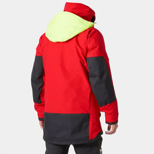 Vestes de randonnée réversibles Logo personnalisé Veste d'hiver matelassée pour homme Fermeture éclair Noir Imperméable Réversible Anti-bactérien Broderie Vestes - Product Image 6