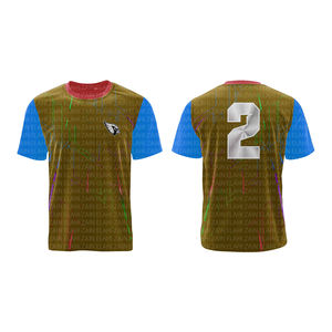 Camiseta sólida de secado rápido ODM personalizada al por mayor 260 Gsm poliéster/algodón Anti-Pilling transpirable respetuoso con el medio ambiente Fitness Zain Elahi - Product Image 3