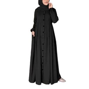 Robe longue à manches longues pour femmes, Kaftan islamique, style arabe, abayas, nouvelle mode musulmane traditionnelle - Product Image 2