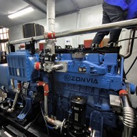 350kW Yuchai Biogas Geräuscharmer Einphasiger 380V Generator mit Fernstart Autostart DC Wasserkühlung 95% Effizienz IP23