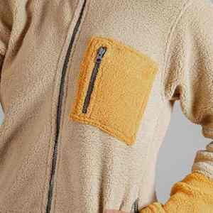 Nueva chaqueta polar personalizada con cuello levantado para hombre, cálida, impermeable, a prueba de viento, logotipo frontal Reversible, Color sólido para Otoño/Invierno - Product Image 6