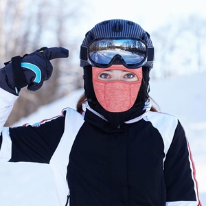 Skimask pasamontañas personalizado a prueba de viento cubierta completa un agujero transpirable Balaklava calidad Premium invierno más vendidos 100% poliéster - Product Image 3