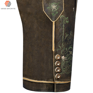 Nouveaux shorts MESS SPORTS pour hommes 2024, Lederhosen allemands traditionnels, personnalisés, respirants, à séchage rapide, avec cordon de serrage - Product Image 4
