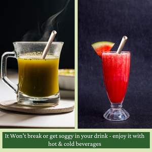 100% Biodegradable PLA Disposable <b>Straws</b> Eco-Friendly Plastic-Free BPA-Free for Cafes Serving Juice Coffee Tea Water - Product Image 5