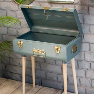 Table basse en métal artisanal tendance populaire, nouvelle arrivée, meubles de salon pour un rangement pratique des livres et du café - Product Image 4