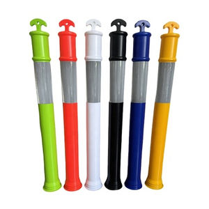 Meilleure vente 2026 T-Top PE réfléchissant PVC/plastique/caoutchouc borne de chaussée sécurité et visibilité accrues poste d'avertissement - Product Image 5