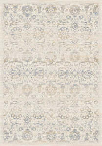 Tapis de salon classique Turkua Home Legacy, motif médaillon traditionnel, tissage point par point + PP, poils de 9 mm, surface au toucher coton - Product Image 2