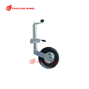 Piezas de remolque FORLONG, neumático de 150kg, 48mm/42mm, llanta de Metal, <span class=keywords><strong>rueda</strong></span> <span class=keywords><strong>jockey</strong></span> de remolque de 10" - Product Image 1