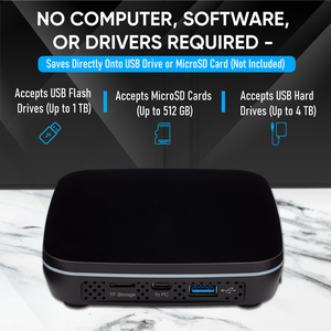 Boîtier de capture vidéo 4K HD 2.0 (deuxième génération) Enregistre l'audio et la vidéo 4K à partir de sources HDMI 4K et le stocke sur une clé USB - Product Image 5