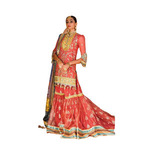 Shalwar Kameez Pakistaní para Mujer, para Fiestas, en Algodón y Seda, Colores Personalizados Disponibles, Alta Calidad - Product Image 6