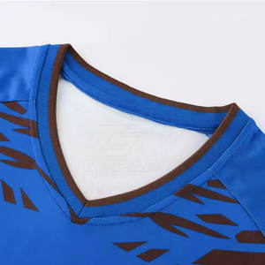 Uniforme de Fútbol de Alta Calidad, Ropa de Equipo, Talla Personalizada, Duradero, 100% Poliéster, Transpirable, Ligero, Manga Corta, para Hombre Adulto - Product Image 3