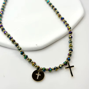 Collar de acero inoxidable esencial para mujer con estilo de verano MOONRIVER Gargantillas de cuentas de estilo Simple Gargantillas de moda - Product Image 1