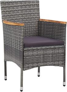 Vente directe d'usine ensemble table à manger et chaises chaise et table d'extérieur meubles en rotin boîtes en carton Phu Linh grossiste - Product Image 4