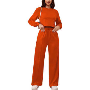 เสื้อครอปโยคะโลโก้สีทึบสำหรับผู้หญิงเสื้อยืดออกกำลังกายแบบถักใส่เล่นกีฬาเข้ายิมซักได้ตามต้องการ - Product Image 3