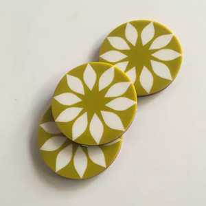 Posavasos de Resina Epoxi de Diseño, Redondos, para Tazas de Té, para Hogar, Hotel, Restaurante, Precio Bajo, Hechos a Mano en India - Product Image 5