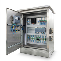Boîtier de commande PLC en acier au carbone, armoire de contrôle d'automatisation industrielle sur pied pour les eaux usées