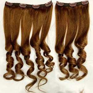 Magnifiques mèches de cheveux indiennes Remy vierges, lisses et ondulées, légères, résistantes à la chaleur, confortables et élégantes - Product Image 1