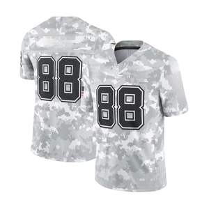 Camisetas de fútbol americano sublimadas personalizadas, ligeras, transpirables, que absorben la humedad, 100% poliéster, camisetas para hombres y mujeres - Product Image 5