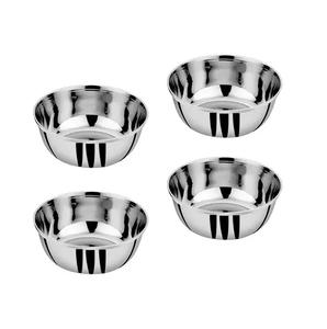 Bols de service personnalisés en acier inoxydable finition argent Décoration de la maison et ustensiles de cuisine pour les aliments Matériau en fer - Product Image 5