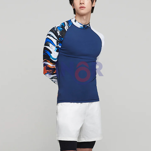 ชุดป้องกันผื่นสำหรับผู้ชายเสื้อผ้าออกกำลังกายแขนยาวพิมพ์ลายได้ตามต้องการ - Product Image 4