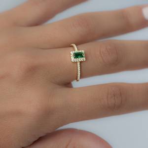 Fashion New Premium 925 Custom <b>Rings</b> <b>Silver</b> <b>Emerald</b> Gemstone Women <b>Rings</b> High Grade Quality Wholesale Jewelry for Ladies - Product Image 2