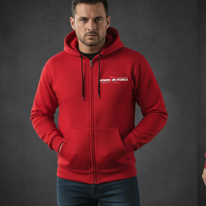 เสื้อฮู้ดขนแกะขั้วโลกแบบมีฮู้ดใช้ได้ทั้งชายและหญิงเสื้อนอกแบบรูดซิปสามารถกันน้ำได้สำหรับฤดูหนาว - Product Image 1