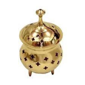 Brûleur d'encens en laiton Cross Designs Home & Garden Fragrance Nouveau brûleur d'encens excellent à prix compétitif - Product Image 1