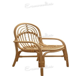 Chaises de jardin d'extérieur en rotin et osier Mobilier d'extérieur relaxant en bambou Chaise de jardin de salon Chaise longue en rotin moderne - Product Image 4