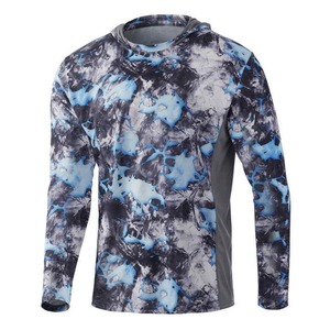 Sudadera con capucha de pesca para hombre, venta directa de fábrica OEM, camisas de pesca de secado rápido, tela personalizada de alta calidad, logotipo sostenible y de secado rápido - Product Image 4