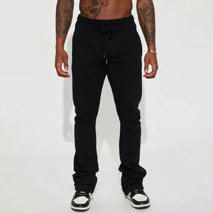 Custom Streetwear Casual Unisex Eco-Friendly Breathable Drawstring Closure 100% Cotton 300 Gsm Heavyweight Sweatpants New - Product Image 1