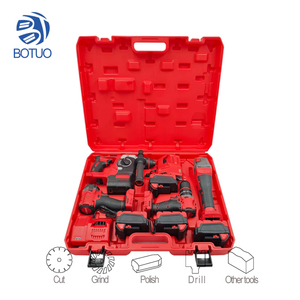 Profession elles 4-teiliges Lithium-Elektro werkzeugset Eck mühle Elektro bohrmaschine Elektro schlüssel bürsten los-Hohe Effizienz - Product Image 3