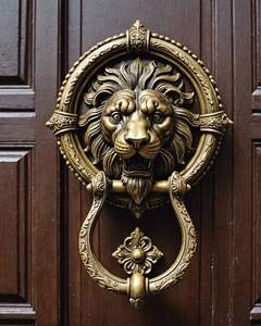 Poignée de porte ovale en laiton victorien avec un design écologique et une installation facile pour une utilisation en extérieur dans une villa ou un hôtel - Product Image 1