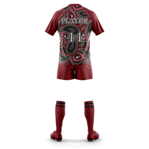Vêtements de sport personnalisés professionnels, uniforme de rugby en sublimation avec maillot, short et chaussettes, logo et design du club OEM acceptés - Product Image 5
