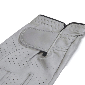 Guante de Golf de cuero genuino suave de calidad superior para adultos antideslizante dedo completo transpirable guantes deportivos de Golf Unisex - Product Image 4